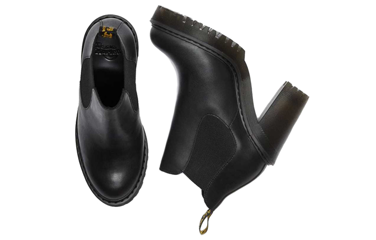 (W) Dr. Martens Hurston 'High-Heel Ankle Boot Black' 圖 3