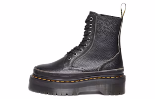 (Women) Dr. Martens Jadon 'Black Leather Mid-Top' 30783001 (Women) Dr. Martens Jadon 'Black Leather Mid-Top' 30783001