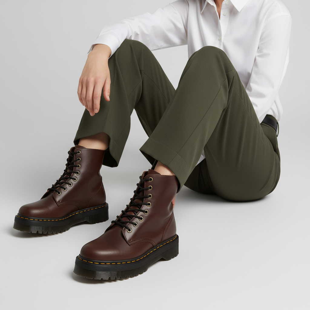 Order (W) Dr. Martens Jadon 'Coklat Gelap' 31375201