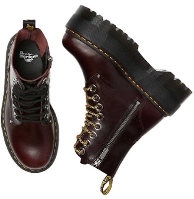 (Women) Dr. Martens Jadon 'Deep Red Brown' 26317601 Lookbook (Women) Dr. Martens Jadon 'Deep Red Brown' 26317601