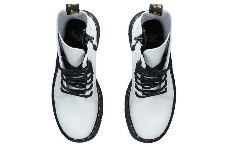 Shop Dr. Martens 馬汀博士 Jadon 厚底拉鍊馬丁靴 女款 白