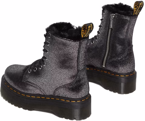 (Women) Dr. Martens Jadon Faux Fur-Lined Metallic Leather Platform Boots 'Black' 27955012 Shop (Women) Dr. Martens Jadon Faux Fur-Lined Metallic Leather Platform Boots 'Black' 27955012