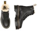 Lookbook (W) Dr. Martens Jadon Kasut Platform Kulit Tiruan Berbulu 'Pisa - Hitam' 25637001