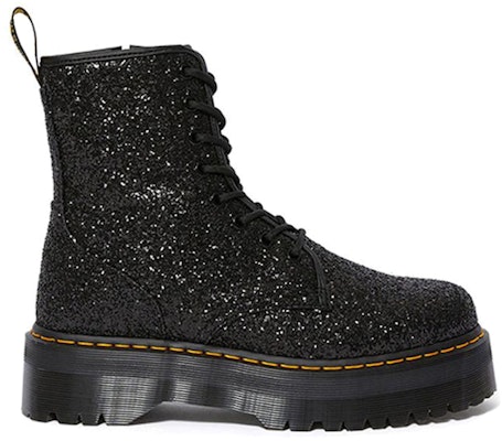 (Women) Dr. Martens Jadon Glitter 'Black Platform Boot' 25358001 Order (Women) Dr. Martens Jadon Glitter 'Black Platform Boot' 25358001