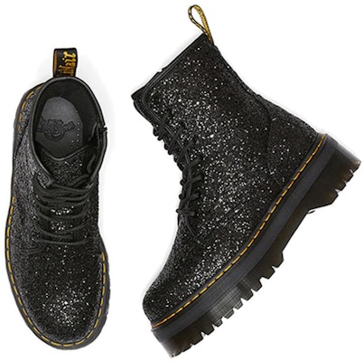 (Women) Dr. Martens Jadon Glitter 'Black Platform Boot' 25358001 Shop (Women) Dr. Martens Jadon Glitter 'Black Platform Boot' 25358001