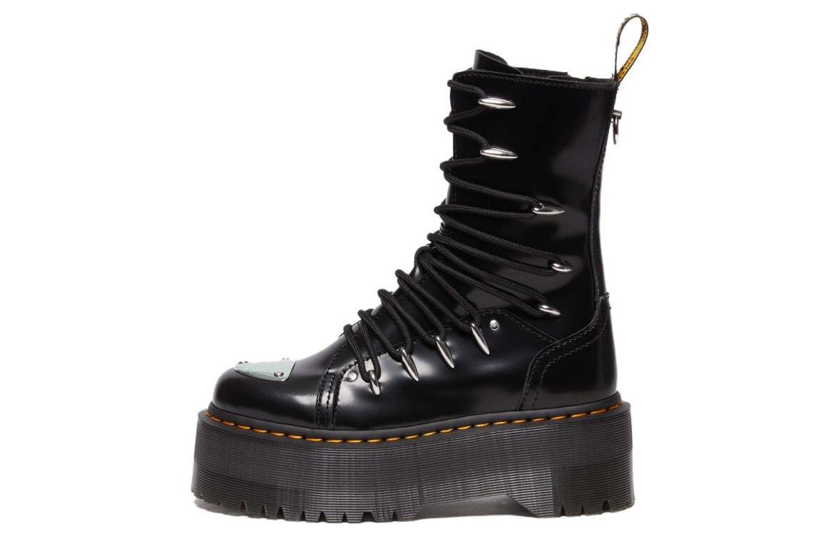 (Women) Dr. Martens Jadon Hi LTT Max Leather Platform Boots 'Black' 30964001