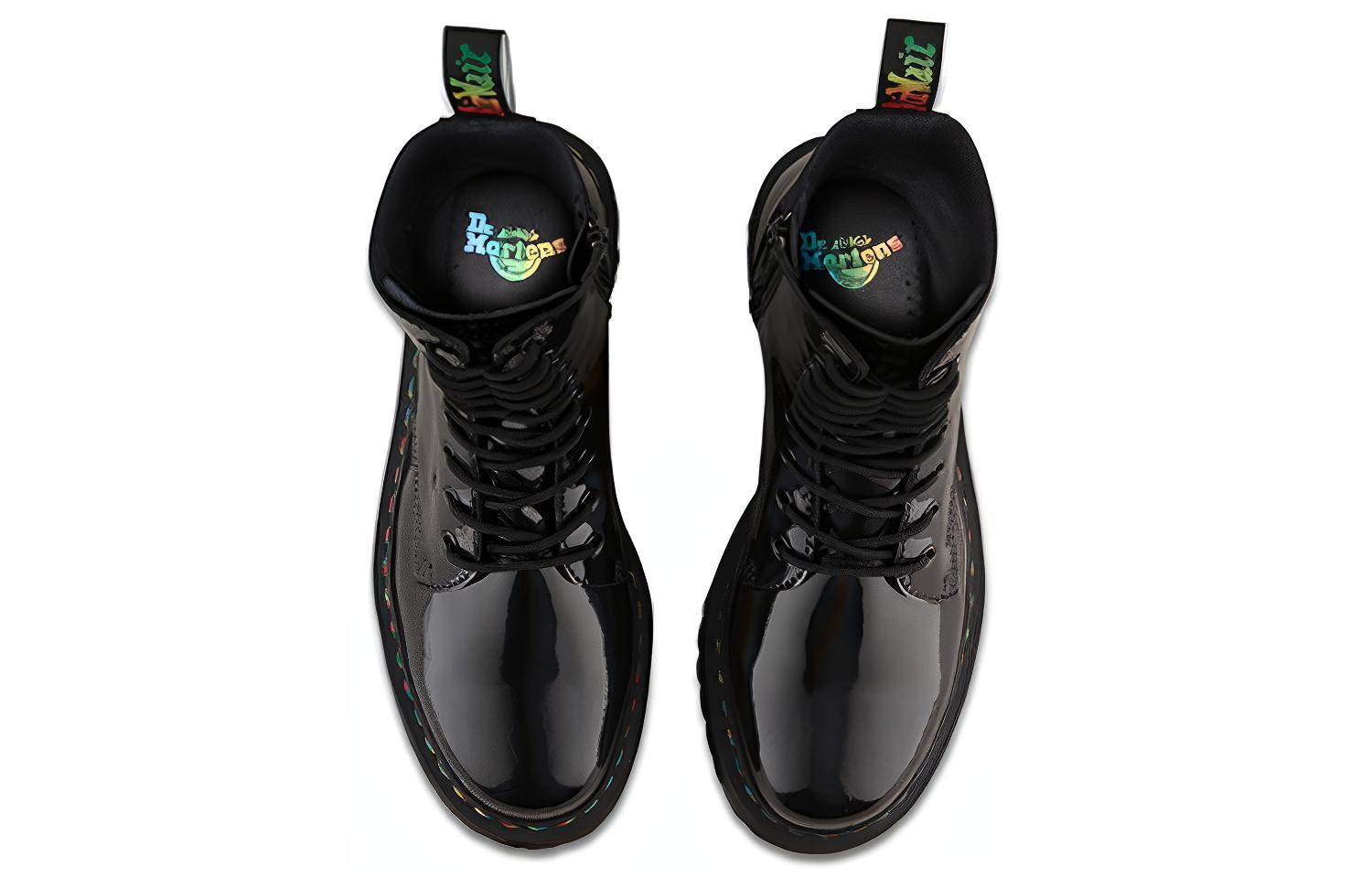 Shop (Women) Dr. Martens Jadon Hi Rainbow Black 24668001