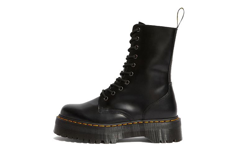 (Women) Dr. Martens Jadon High Smooth Leather Platform Boot 'Black' 25565001