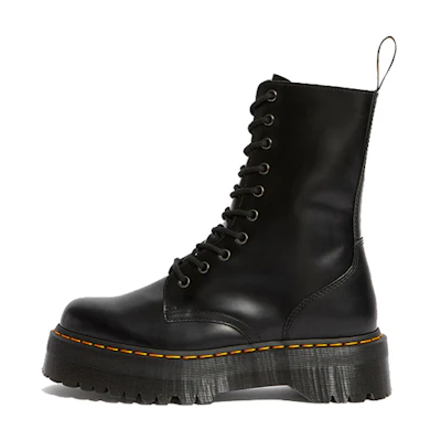 (W) Dr. Martens Jadon High Smooth Leather Platform Boot 'Black'