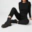 Order (W) Bota Plataforma de Cuero Dr. Martens Jadon High Smooth 'Negro' 25565001