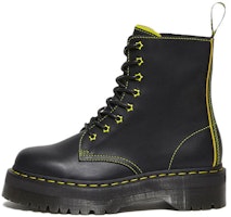 (Women) Dr. Martens Jadon II Boot Neon Star Leather Platforms 'Black Yellow' 27617002 (Women) Dr. Martens Jadon II Boot Neon Star Leather Platforms 'Black Yellow' 27617002