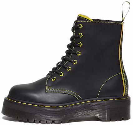 Dr. Martens Jadon II Boot Neon Star Leather Platforms 'Black Yellow' 27617002 Buy Dr. Martens Jadon II Boot Neon Star Leather Platforms 'Black Yellow' 27617002