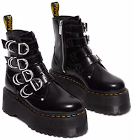 Lookbook Dr.Martens/馬汀博士 Jadon Max 朋克 戶外拉鍊馬丁靴 女款 黑