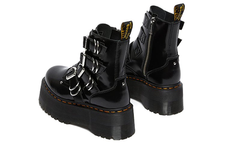 (W) Dr. Martens Jadon Max Hdw 4 Strap Boot Black 圖 4