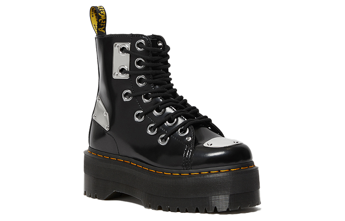 Order (W) Dr. Martens Jadon Max Metal 'Negro con Cremallera' 26090001