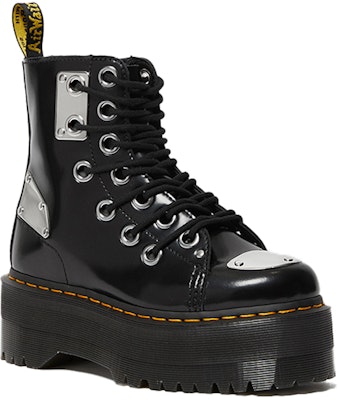 (W) Dr. Martens Jadon Max 'Black Zip' Sepatu Bot Metal Hitam 26090001 Order (W) Dr. Martens Jadon Max 'Black Zip' Sepatu Bot Metal Hitam 26090001