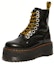Lookbook (W) Dr. Martens Jadon Max Platform Boot 'Black Buttero' Kulit Hitam 25566001