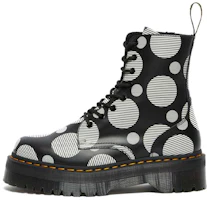 (Women) Dr. Martens Jadon Polka Dot Smooth Leather Platform Boots 'Black' 26882009 (Women) Dr. Martens Jadon Polka Dot Smooth Leather Platform Boots 'Black' 26882009