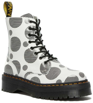 (Women) Dr. Martens Jadon Polka Dot Smooth Leather Platform Boots 'White Black' 26882101 Lookbook (Women) Dr. Martens Jadon Polka Dot Smooth Leather Platform Boots 'White Black' 26882101