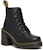 (W) Dr. Martens Jesy Sandal 'Kulit Lace-up Tumit Lebar' Hitam 27613001