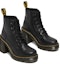 Lookbook (W) Dr. Martens Jesy Sandal 'Kulit Lace-up Tumit Lebar' Hitam 27613001