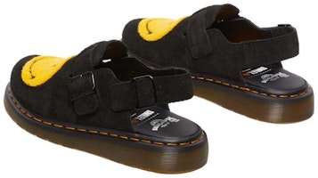 ドクターマーチン スマイリー ジョージ ミュール 黒黄 31391005 Purchase ドクターマーチン スマイリー ジョージ ミュール 黒黄 31391005