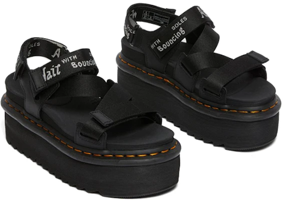 (W) Dr. Martens Kimberley Sandal Platform Logo Pita Terbuka 'Hitam' 26532001 Shop (W) Dr. Martens Kimberley Sandal Platform Logo Pita Terbuka 'Hitam' 26532001