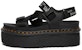 (W) Dr. Martens Kimberley Ribbon Logo Sandal Platform Terbuka 'Hitam' 26532001