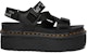 (W) Dr. Martens Kimberley Ribbon Logo Sandal Platform Terbuka 'Hitam' 26532001