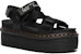 (W) Dr. Martens Kimberley Ribbon Logo Sandal Platform Terbuka 'Hitam' 26532001