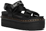 Lookbook (W) Dr. Martens Kimberley Ribbon Logo Sandal Platform Terbuka 'Hitam' 26532001