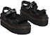 (W) Dr. Martens Kimberley Ribbon Logo Sandal Platform Terbuka 'Hitam' 26532001