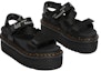 Shop (W) Dr. Martens Kimberley Ribbon Logo Sandal Platform Terbuka 'Hitam' 26532001