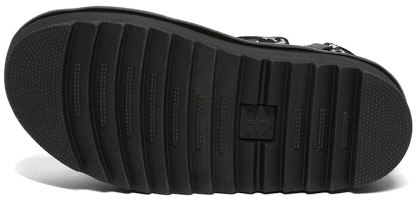 (Women) Dr. Martens Kimberley Ribbon Logo Open-Toe Platform Sandal 'Black' 26532001 Details for (Women) Dr. Martens Kimberley Ribbon Logo Open-Toe Platform Sandal 'Black' 26532001