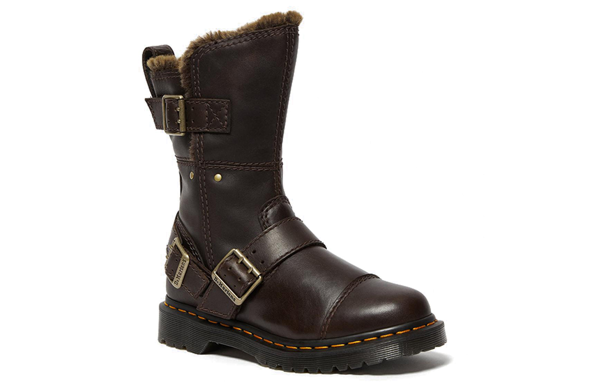 Order (W) 马汀博士Kristy高筒'棕色雪地靴' 26235204