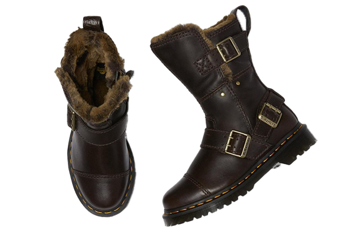 Lookbook (W) 马汀博士Kristy高筒'棕色雪地靴' 26235204