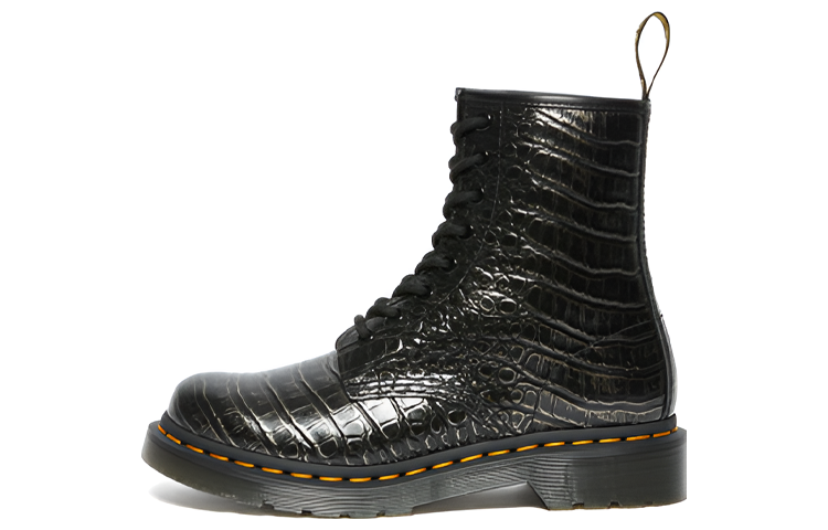 Buy (W) Botas Dr. Martens de Cordones con Patrón de Cocodrilo 27249029