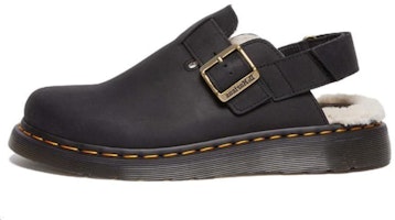(Women) Dr. Martens Jorge 2 Faux Fur Lined Slingback Mule 'Black' 31264001 (Women) Dr. Martens Jorge 2 Faux Fur Lined Slingback Mule 'Black' 31264001