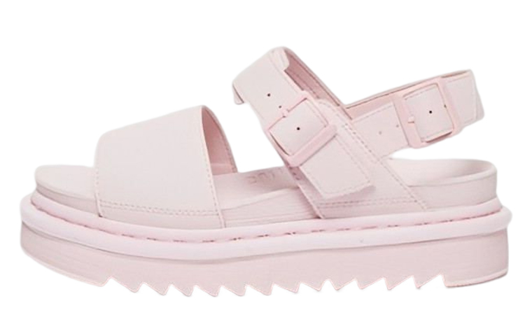 (Women) Dr. Martens Leather 'Fashion Thick Sole Pink Sandal' 27306279