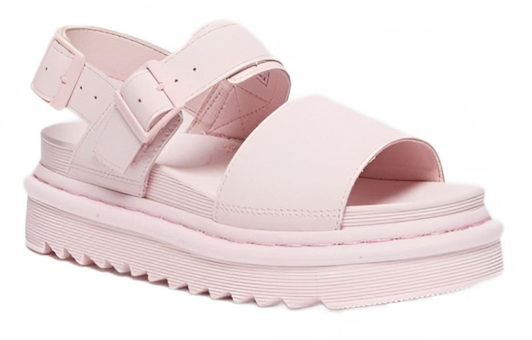 Order (Women) Dr. Martens Leather 'Fashion Thick Sole Pink Sandal' 27306279