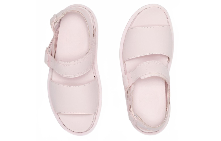 Lookbook (Women) Dr. Martens Leather 'Fashion Thick Sole Pink Sandal' 27306279