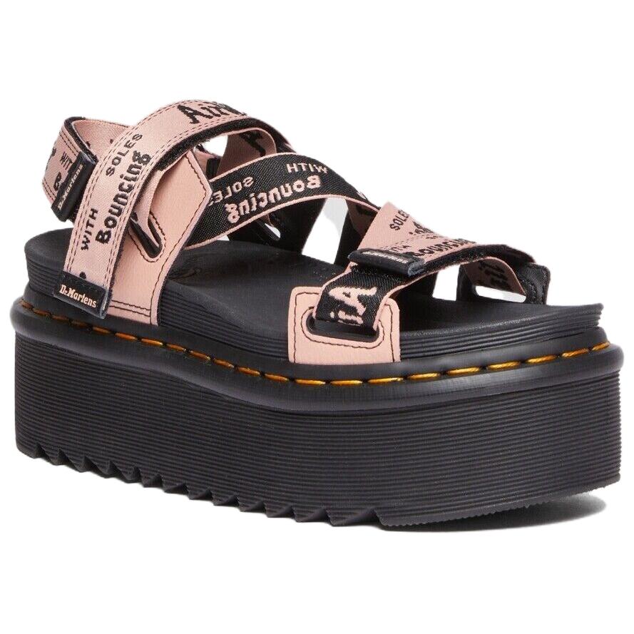 (W) Dr. Martens Leather 'Simple CMFT Thick Sole Peach-Beige Sandal' 圖 2