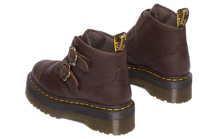 (W) Dr. Martens Leather Casual Ankle Boot 'Brown' 圖 3