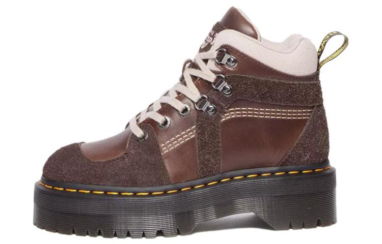 (Women) Dr. Martens Leather Casual Lace-Up Ankle Boots 'Dark Brown' 31215201