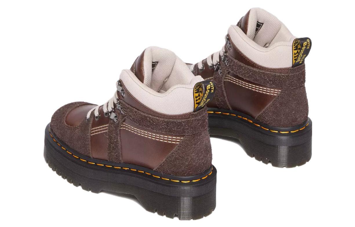 Shop (W) Dr. Martens Sepatu Boot Kasual Tali Kulit 'Cokelat Tua' 31215201