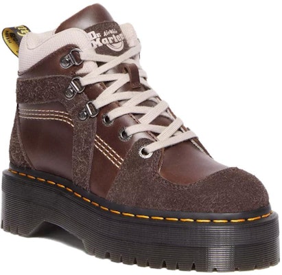 (W) Botas de Cuero Casual con Cordones Dr. Martens Tobilleras 'Marrón Oscuro' 31215201 Order (W) Botas de Cuero Casual con Cordones Dr. Martens Tobilleras 'Marrón Oscuro' 31215201