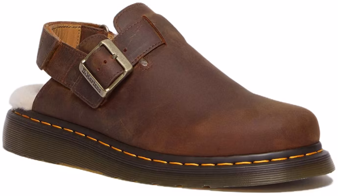 Dr. Martens Jorge II Faux Fur Lined Slingback Mules 'Warm Tan' 31060362 Order Dr. Martens Jorge II Faux Fur Lined Slingback Mules 'Warm Tan' 31060362