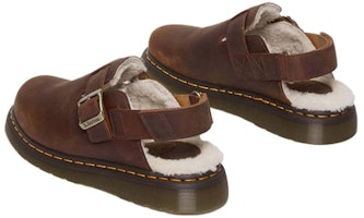 Dr. Martens Jorge II Slingback Mules Berbulu Tiruan 'Warm Tan' 31060362 Shop Dr. Martens Jorge II Slingback Mules Berbulu Tiruan 'Warm Tan' 31060362