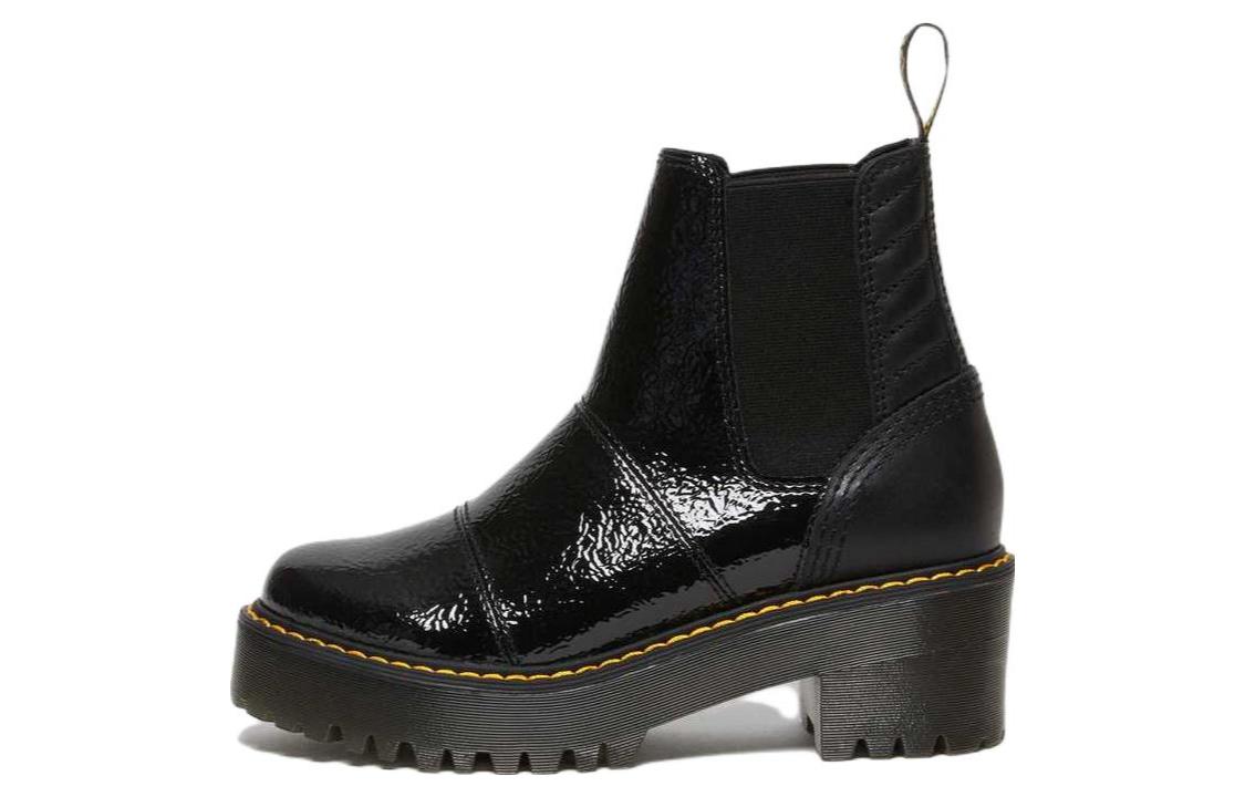 (W) Dr. Martens Leather Chelsea Boot 'Black Patent'