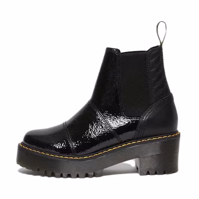 (W) Dr. Martens Leather Chelsea Boot 'Black Patent'